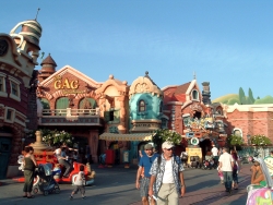 Disneyland Toontown colorful architecture